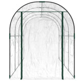 Vidaxl Tuinkas 160x400x190 cm PVC and powder -coated steel transparent