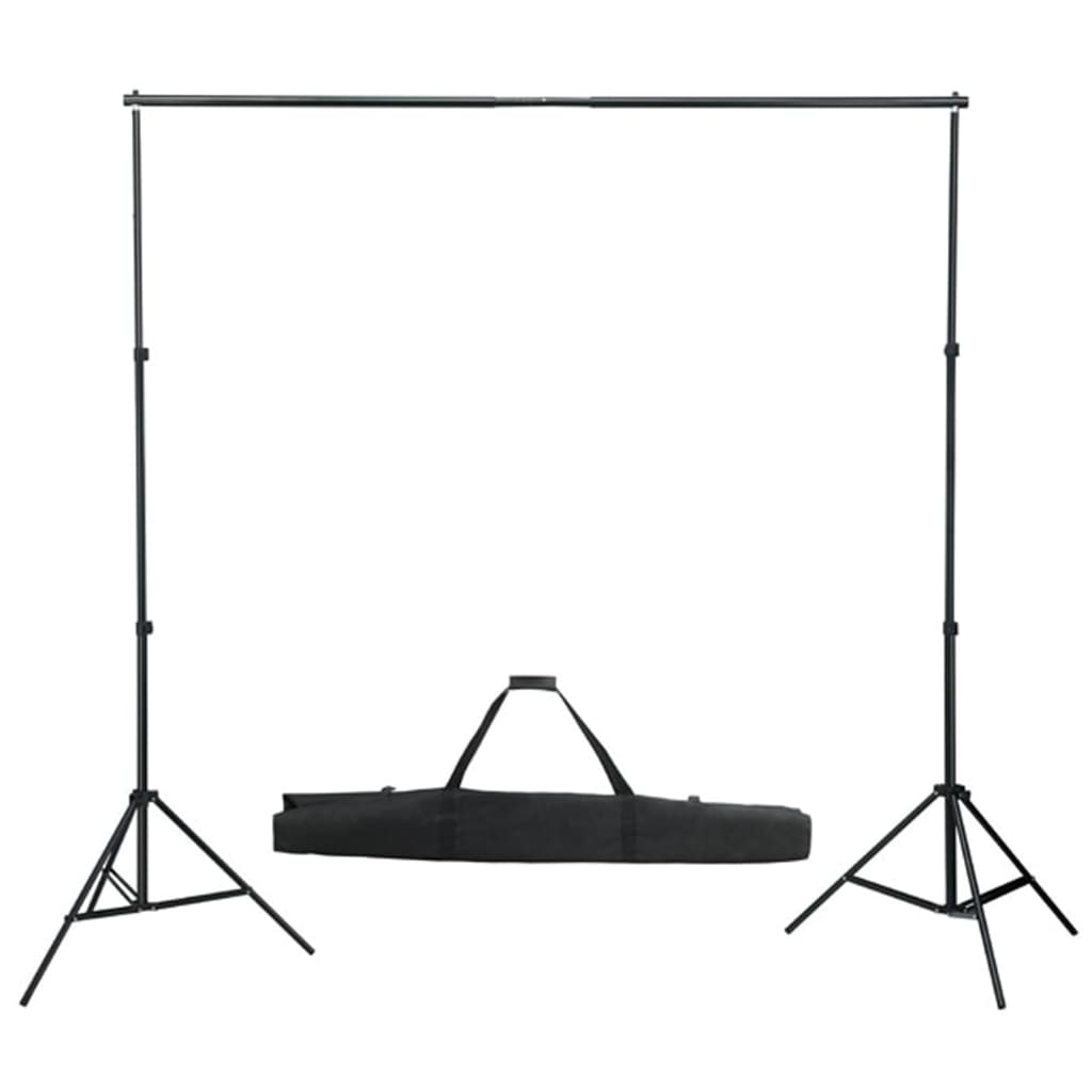 Vidaxl Photo Studio Set med belysning, bakgrund och reflektor