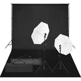 Ensemble de studio photo vidaxl avec ensemble d'éclairage et arrière-plan