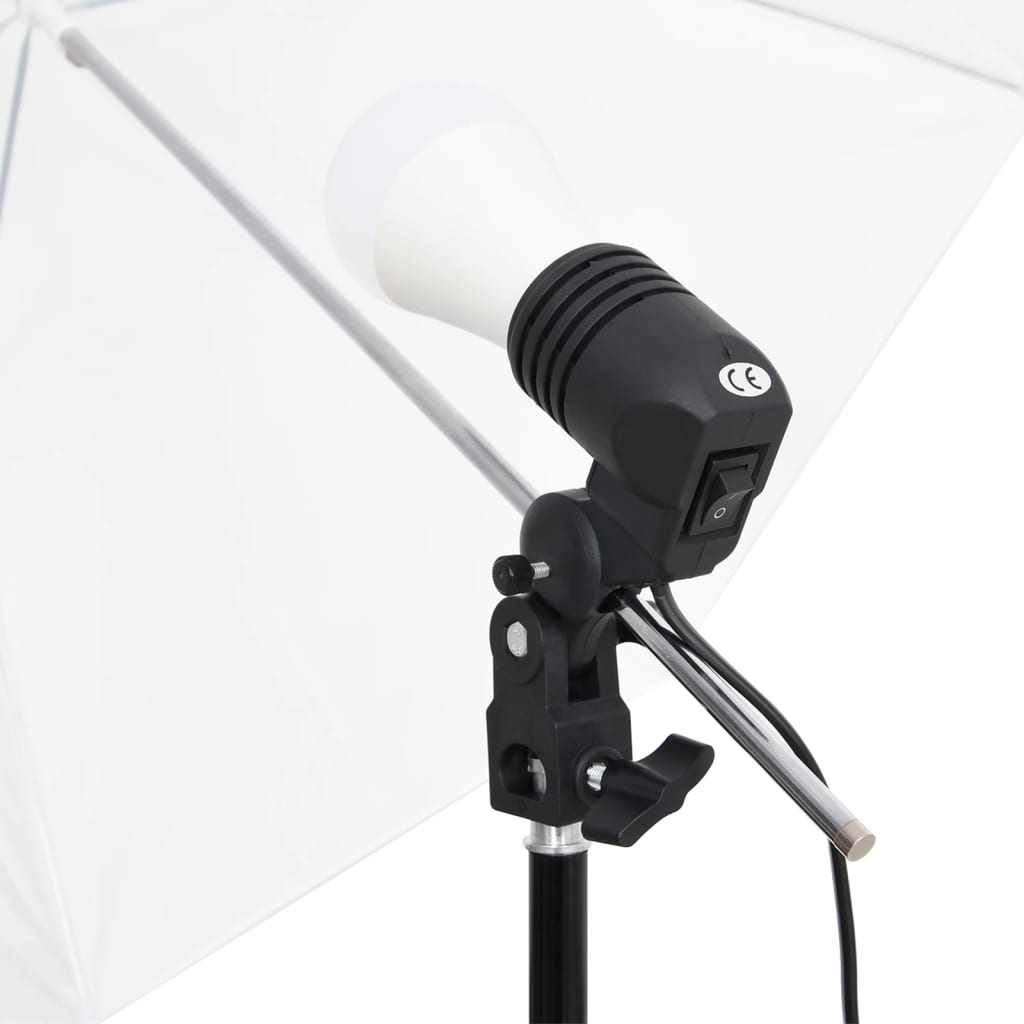 Vidaxl Photo Studio Set med Lighting Set and Background