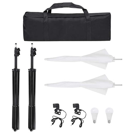 Ensemble de studio photo Vidaxl avec ensemble d'éclairage, arrière-plan et réflecteur
