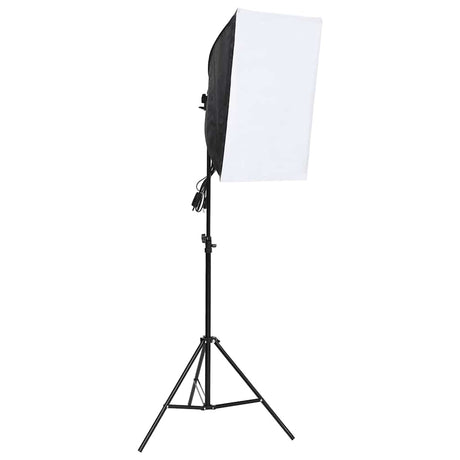 Ensemble de studio photo Vidaxl avec lampe, arrière-plan et réflecteur