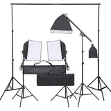 Ensemble de studio photo vidaxl avec ensemble d'éclairage