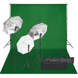 Ensemble de studio photo vidaxl avec ensemble d'éclairage et arrière-plan