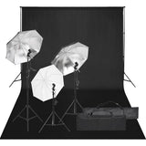 Ensemble de studio photo vidaxl avec ensemble d'éclairage et arrière-plan