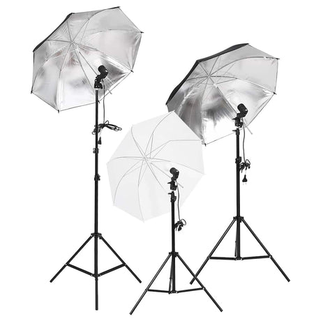 Ensemble de studio photo Vidaxxl avec kit d'éclairage et arrière-plan