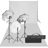 Ensemble de studio photo vidaxl avec ensemble d'éclairage et arrière-plan