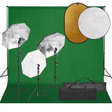 Ensemble de studio photo Vidaxl avec ensemble d'éclairage, arrière-plan et réflecteur