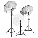 Ensemble de studio photo Vidaxl avec ensemble d'éclairage, arrière-plan et réflecteur