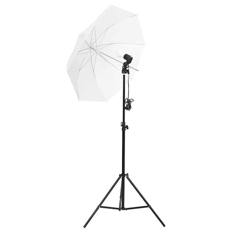 Kit de studio photo Vidaxxl avec kit d'éclairage, fond et réflecteur