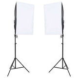 Ensemble de studio photo vidaxl avec ensemble d'éclairage et arrière-plan
