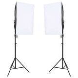 Ensemble de studio photo vidaxl avec ensemble d'éclairage et arrière-plan