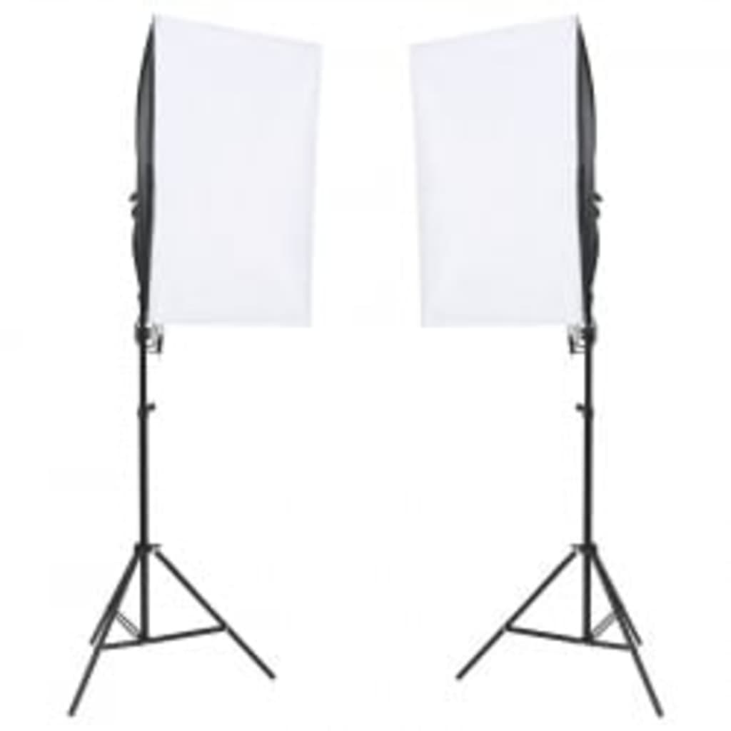 Vidaxl Photo Studio -Set mit Beleuchtungssatz, Hintergrund und Reflektor