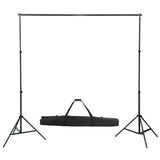 Vidaxl Photo Studio -Set mit Beleuchtungssatz, Hintergrund und Reflektor