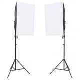 Vidaxl Photo Studio Set con set di illuminazione, sfondo e riflettore