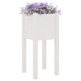Vidaxl Planning Box 31x31x70 cm Pine solide blanc