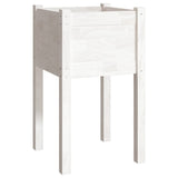 Boîte de planification Vidaxl 40x40x70 cm Pine solide blanc