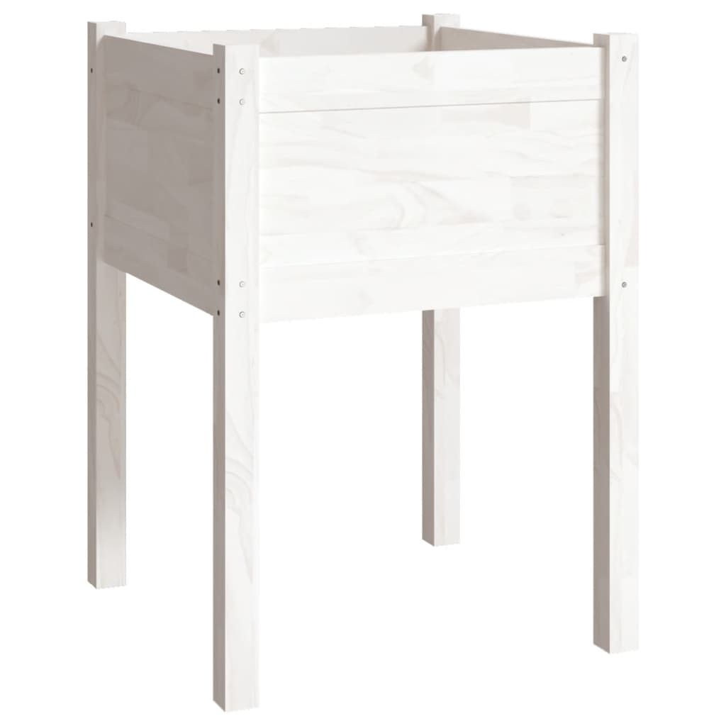 Vidaxl Planning Box 50x50x70 cm Solid Pine White