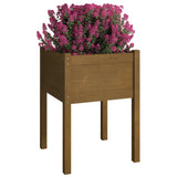 Vidaxl Planning Box 50x50x70 cm Solid Pine Honey Brown