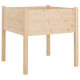 Boîte de planification Vidaxl 70x70x70 cm Pine solide