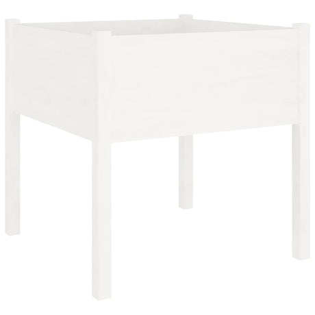 Vidaxl Planning Box 70x70x70 cm Pine solide blanc