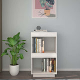 Vidaxl boekenkast 40x35x71 cm massief grenenhout wit