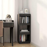 Vidaxl boekenkast kamerscherm 40x35x103 cm massief grenenhout grijs