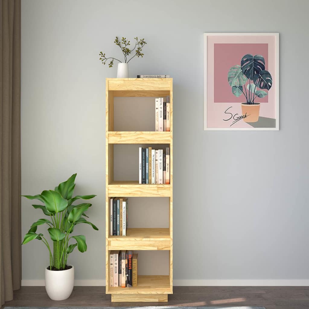 Vidaxl boekenkast kamerscherm 40x35x135 cm massief grenenhout