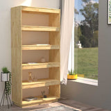 Vidaxl boekenkast kamerscherm 80x35x167 cm massief grenenhout