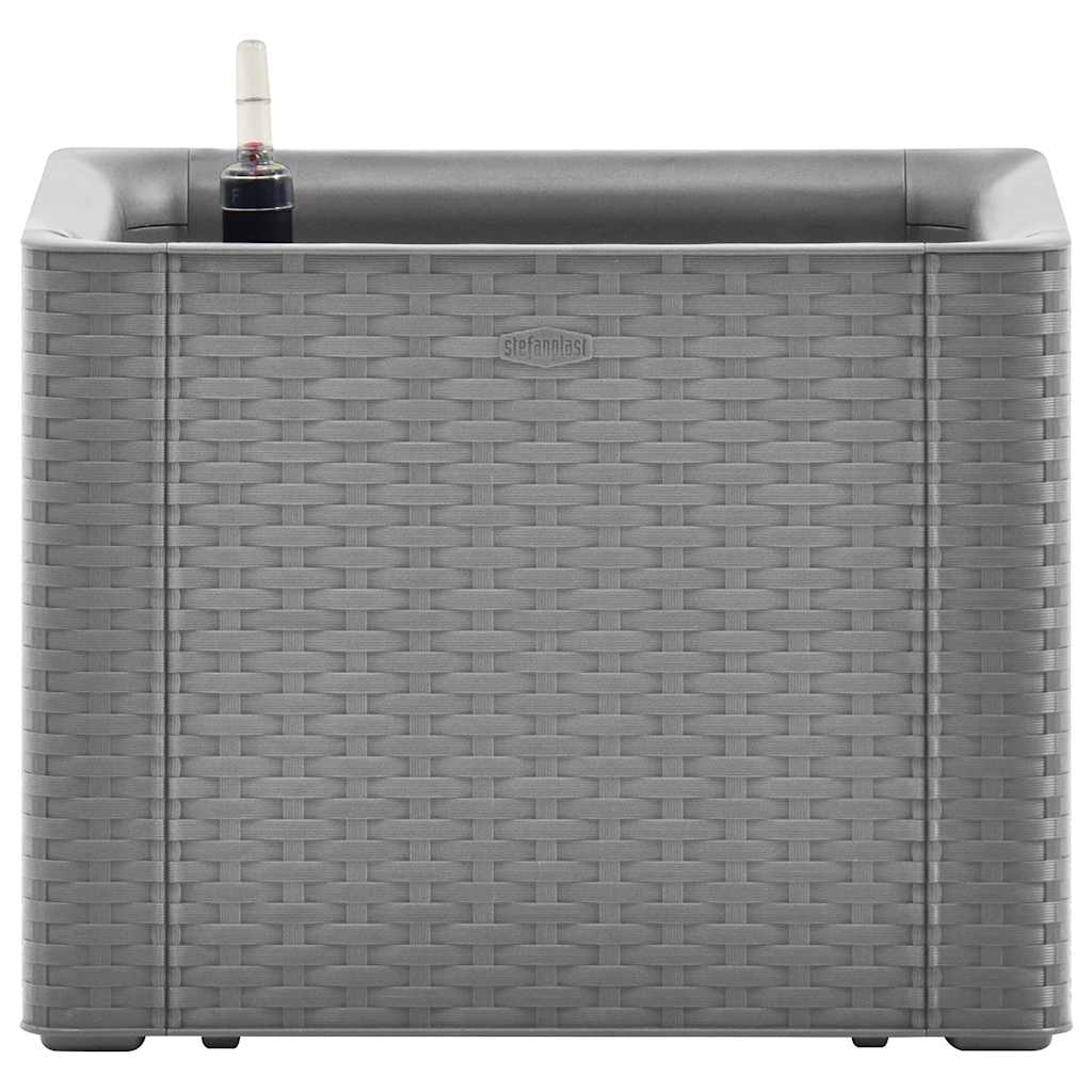 Vidaxl Planter High avec système auto-employé 43x43x33 cm gris