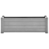 Vidaxl Planter insent 100x43x35 cm pp en pierre gris