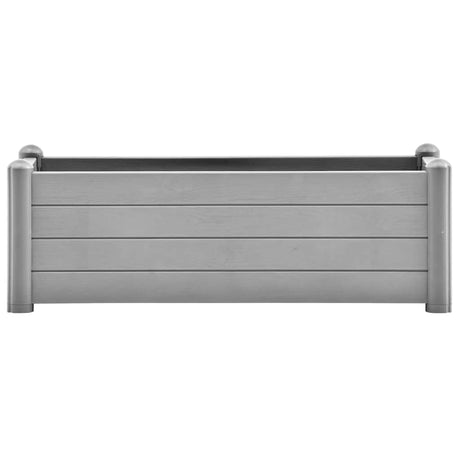Vidaxl Planter insent 100x43x35 cm pp en pierre gris