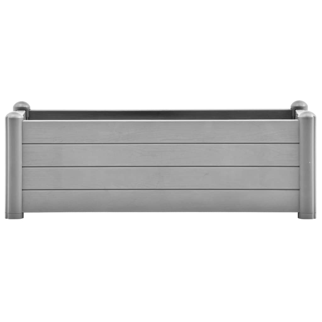 Vidaxl Planter insent 100x43x35 cm pp en pierre gris