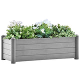 Vidaxl Planter insent 100x43x35 cm pp en pierre gris