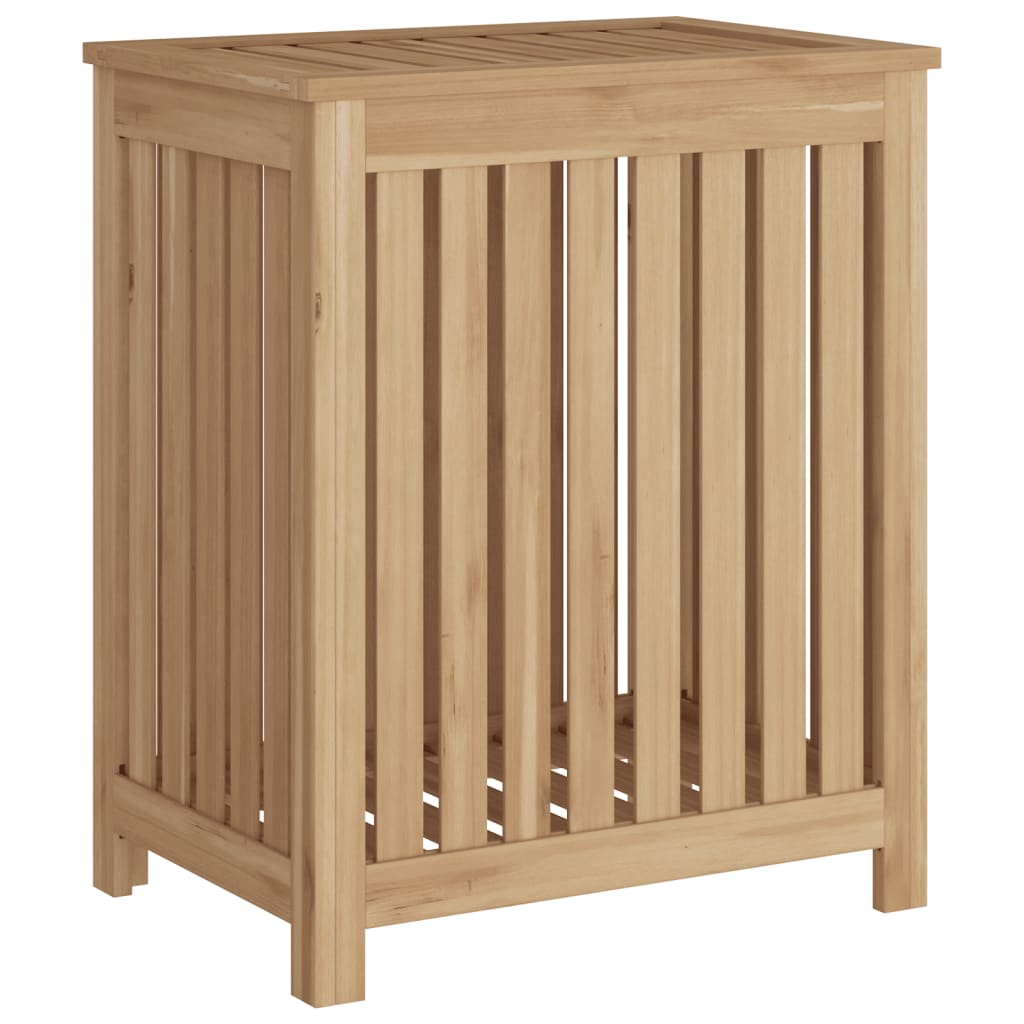 Vidaxl Laundry Basket 50x35x60 cm Teak solido