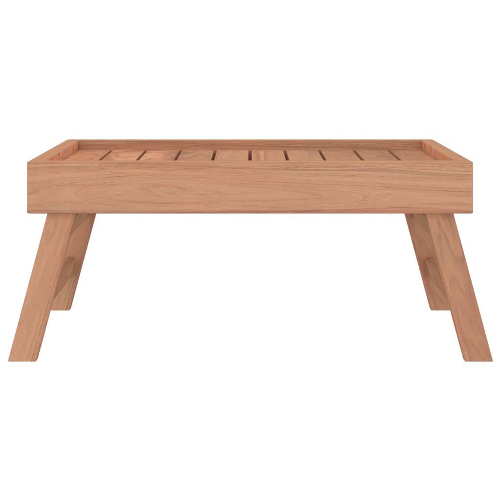 Vidaxl sammenfoldelig 55x35x25 cm solid teak træ