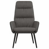 Vidaxl relaxstoel stof donkergrijs