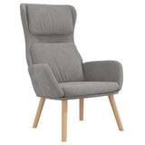 Vidaxl relaxstoel fluweel lichtgrijs