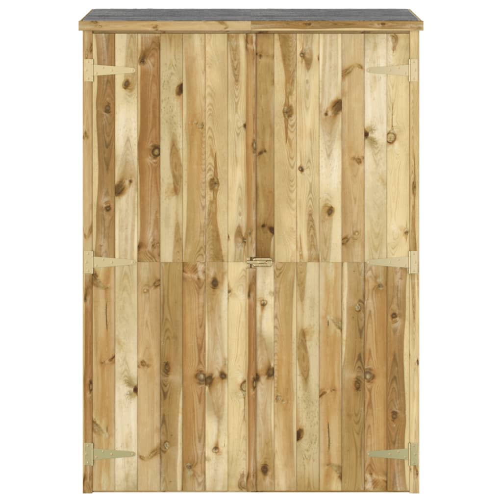 Vidaxl Garden Shed 123x45x171 cm impregnert solid furu