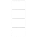 Vidaxx porte coulissante 76x205 cm verre ESG et aluminium blanc