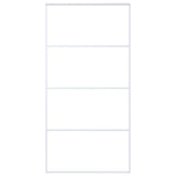Vidaxl Porte coulissante 102.5x205 cm Verre ESG et aluminium blanc