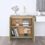 Vidaxl dressoir 70x41x75 cm bewerkt hout sonoma eikenkleurig