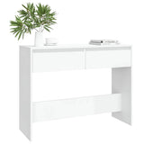 Vidaxl wandtafel 100x35x76,5 bewerkt hout wit