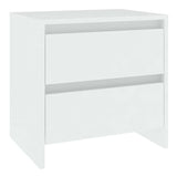 Vidaxl nachtkastje 45x34,5x44,5 cm bewerkt hout wit