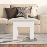 Vidaxl salontafel 55x55x42 cm bewerkt hout wit