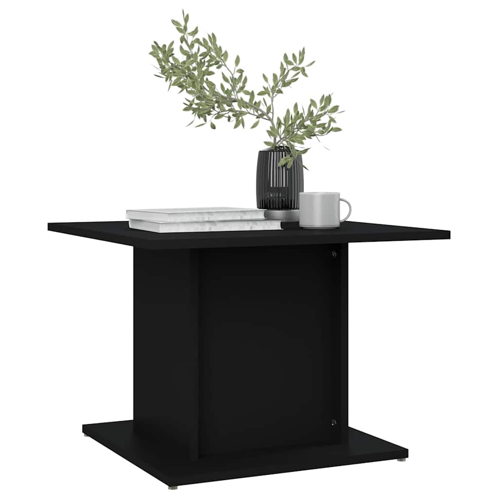 Vidaxl salontafel 55,5x55,5x40 cm bewerkt hout zwart