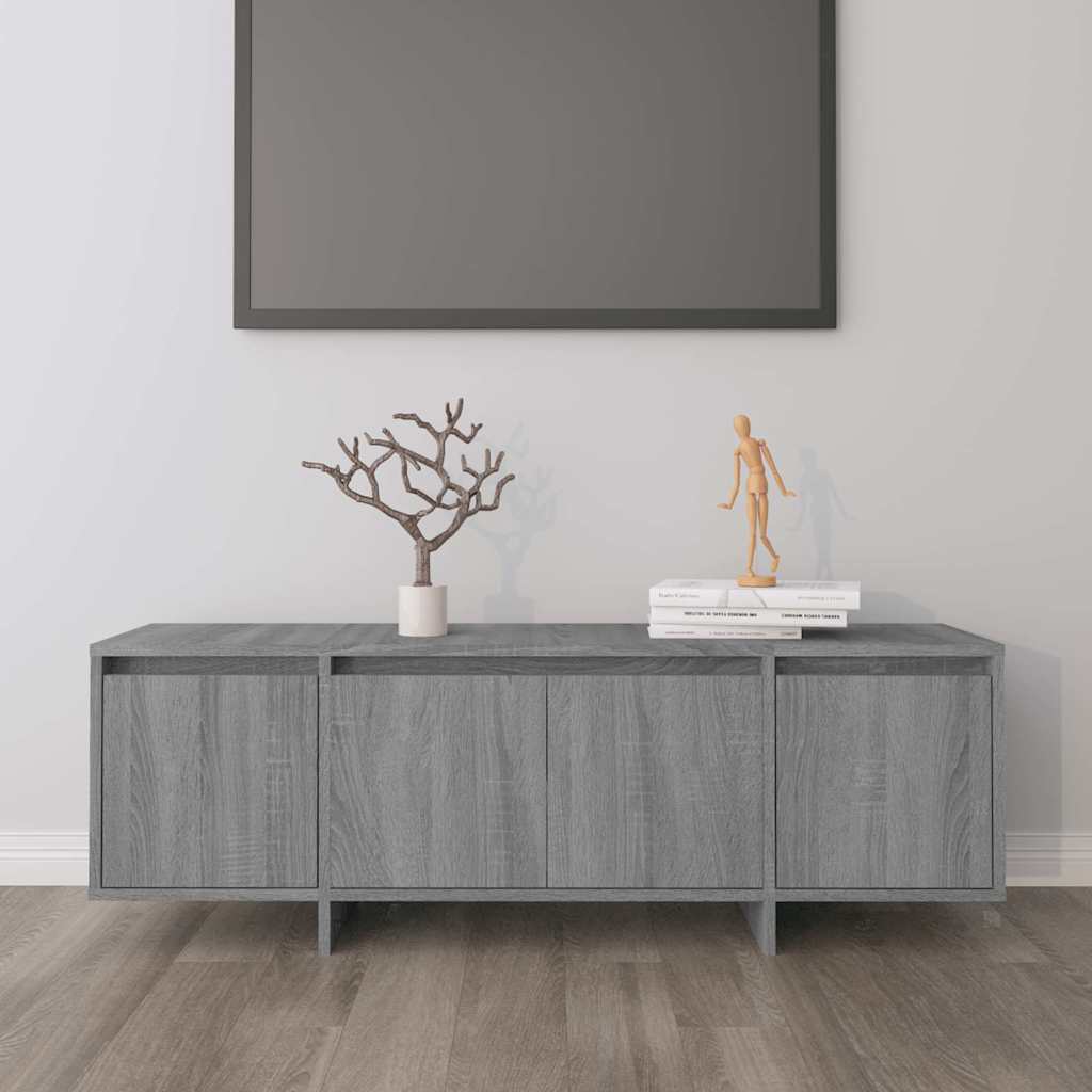 Vidaxl tv-meubel 120x30x40,5 cm bewerkt hout grijs sonoma eikenkleurig