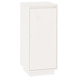 Armoire à chaussures vidaxl 35x35x80 cm en pin massif blanc