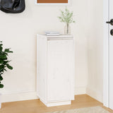 Armoire à chaussures vidaxl 35x35x80 cm en pin massif blanc