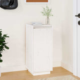 Armoire à chaussures vidaxl 35x35x80 cm en pin massif blanc